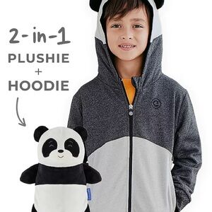Cubcoats Papo Panda 2 in 1 Transforming Hoodie Soft Plushie Kids Size 8 years